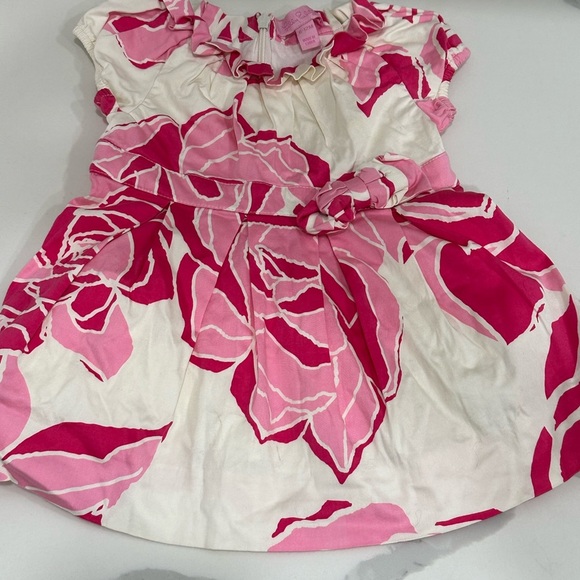 Lily Pulitzer La Vie en Rose Dress 6-12 - Picture 2 of 6